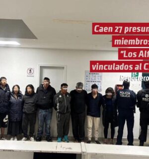 Caen 27 presuntos miembros de «Los Alfas» vinculados al CJNG