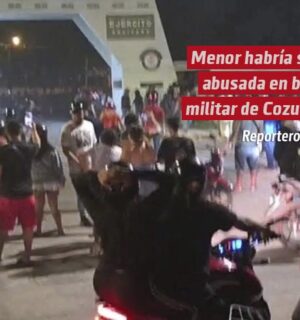 Menor habría sido abusada en base militar de Cozumel