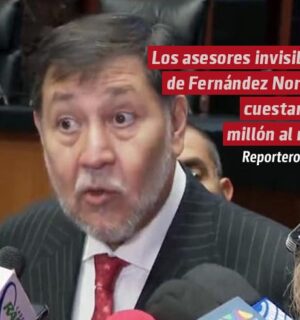 Los asesores invisibles de Fernández Noroña que cuestan más de un millón de pesos al mes