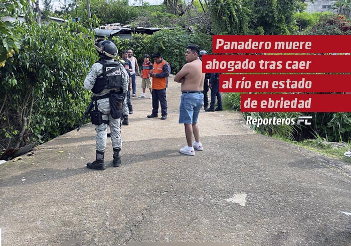 Panadero muere ahogado tras caer al río en estado de ebriedad en Córdoba