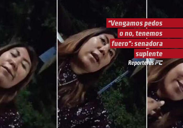 «Vengamos pedos o no, tenemos fuero»: senadora suplente tras detención de alcoholímetro en Oaxaca