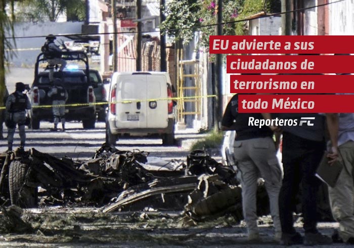 EU advierte a sus ciudadanos de terrorismo en todo México