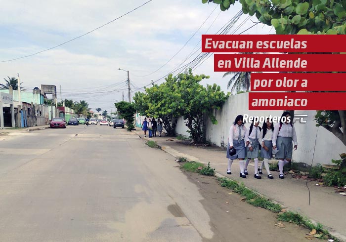 Evacuan escuelas en Villa Allende por olor a amoniaco