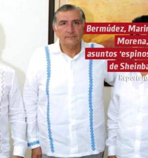 Bermúdez, Marina y Morena, los asuntos «espinosos» de Sheinbaum
