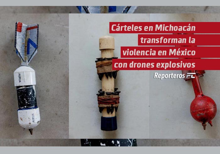 Cárteles en Michoacán transforman la violencia en México con drones, explosivos improvisados y armas de alto poder: NYT