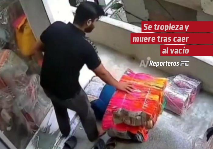 Se tropieza y muere tras caer al vacío