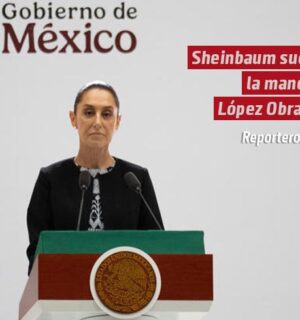 Sheinbaum suelta la mano de López Obrador en su segundo año de presidencia