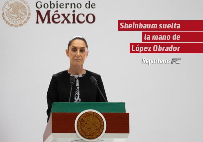 Sheinbaum suelta la mano de López Obrador en su segundo año de presidencia