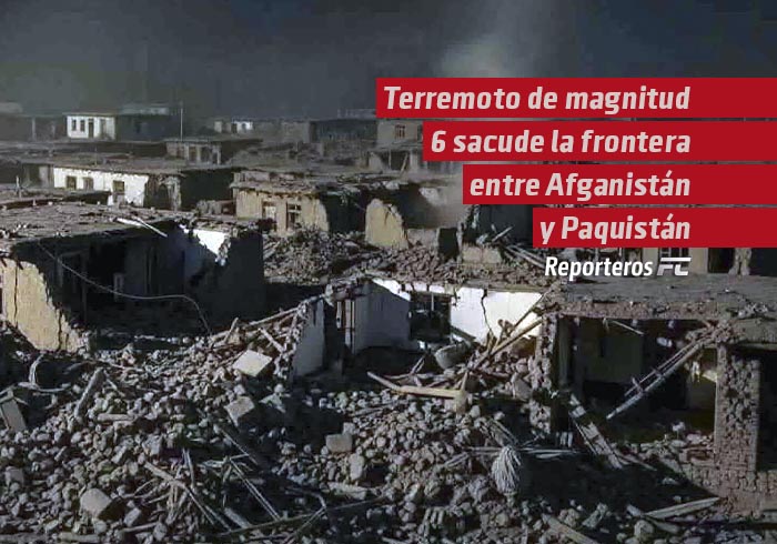 Terremoto de magnitud 6 sacude la frontera entre Afganistán y Paquistán