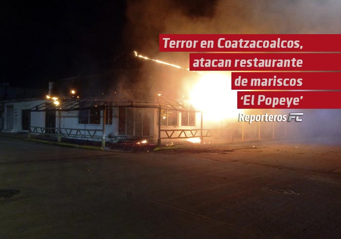 Terror en Coatzacoalcos: Atacan restaurante de mariscos “El Popeye”