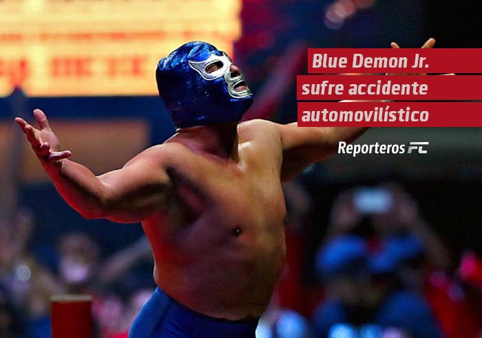 Blue Demon Jr. sufre accidente automovilístico