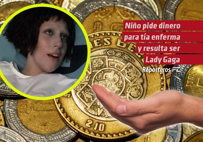 Niño pide dinero en la calle para su ‘tía enferma’ y resulta ser Lady Gaga