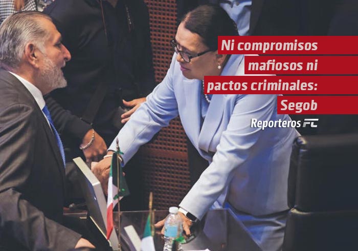 Ni compromisos mafiosos ni pactos criminales: Segob