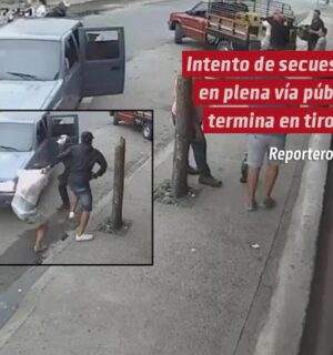 Intento de secuestro en plena vía pública termina en tiroteo