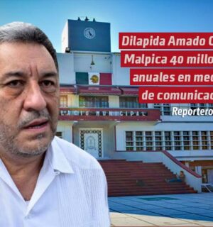Dilapida Amado Cruz 40 millones anuales en medios de comunicación
