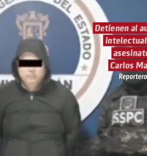 Detienen al autor intelectual del asesinato de Carlos Manzo, alcalde de Uruapan