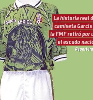 La historia real de la camiseta Garcis que la FMF retiró por usar el escudo nacional