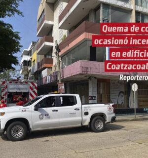 Quema de cobre ocasionó incendio en edificio abandonado del Hotel Margón