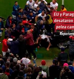 Estados Unidos y Paraguay desataron una pelea campal