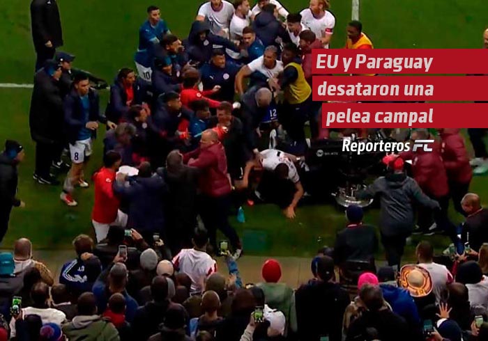 Estados Unidos y Paraguay desataron una pelea campal