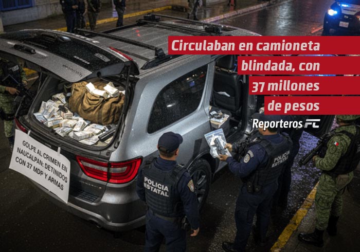 Circulaban en camioneta blindada