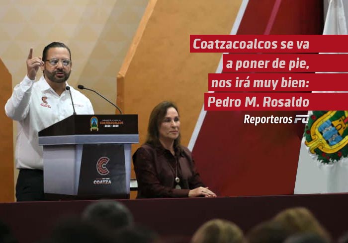 Coatzacoalcos se va a poner de pie; nos irá muy bien: Pedro Miguel Rosaldo García