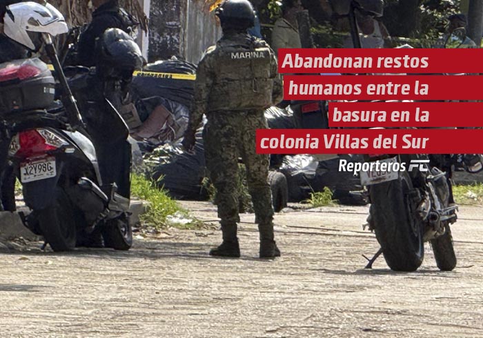 Abandonan restos humanos entre la basura en la colonia Villas del Sur