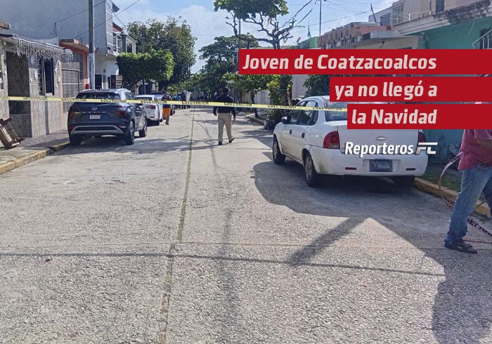 Joven de Coatzacoalcos ya no llegó a la Navidad
