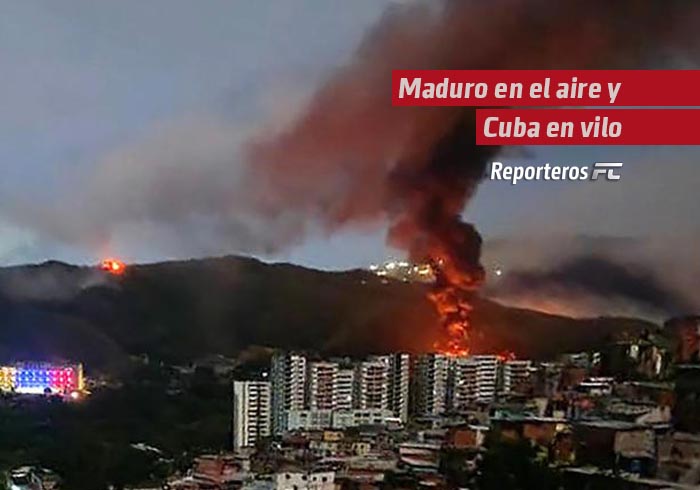 Maduro en el aire y Cuba en vilo