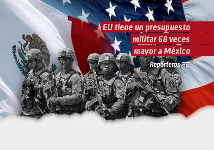EU tiene un presupuesto militar 68 veces mayor a México y lo triplica en efectivos