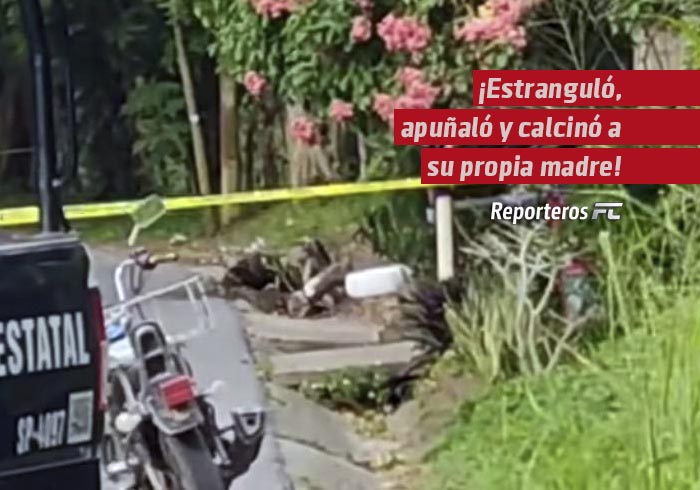 ¡Estranguló, apuñaló y calcinó a su propia madre!