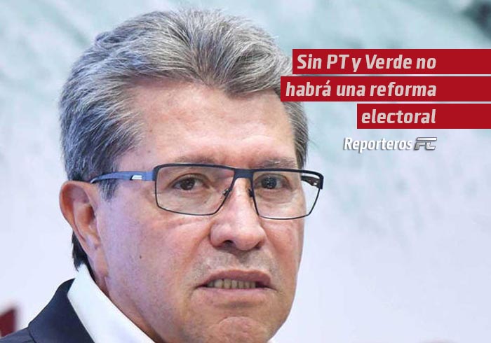 Sin PT y Verde no habrá una reforma electoral; Monreal abre al INE las puertas del Congreso