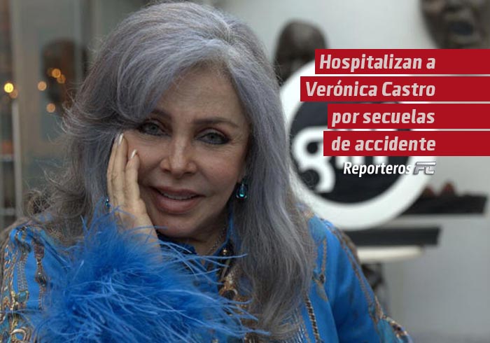 Hospitalizan a Verónica Castro por secuelas del accidente que tuvo sobre un elefante hace 22 años