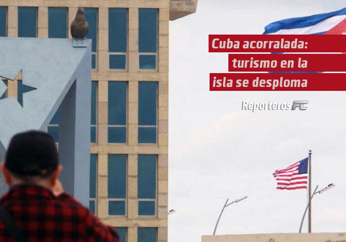 Cuba acorralada: turismo en la isla se desploma