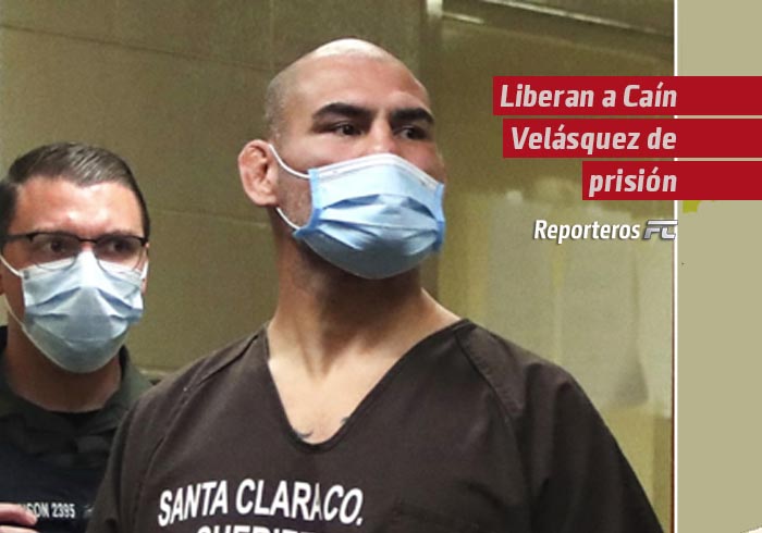 Liberan a Caín Velásquez de prisión