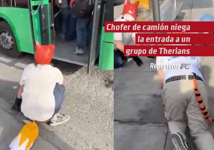 Chófer de camión niega la entrada a un grupo de Therians 