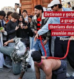 Detienen y golpean a grupo de therians durante reunión masiva | Video