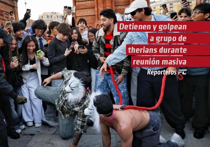 Detienen y golpean a grupo de therians durante reunión masiva | Video