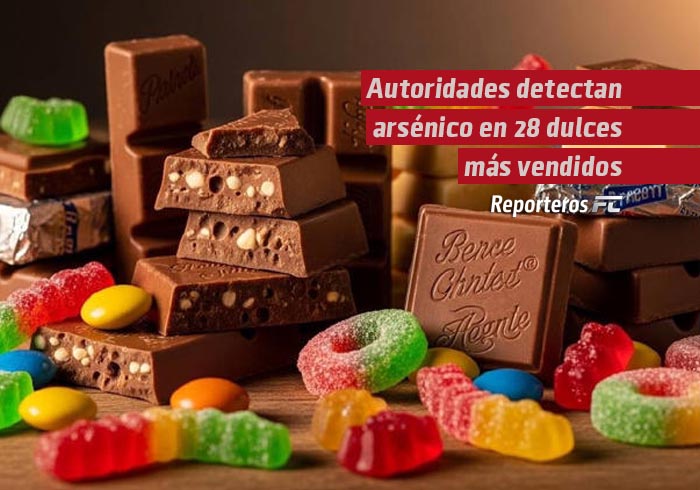 Autoridades detectan arsénico en 28 dulces más vendidos y son los favoritos de los niños