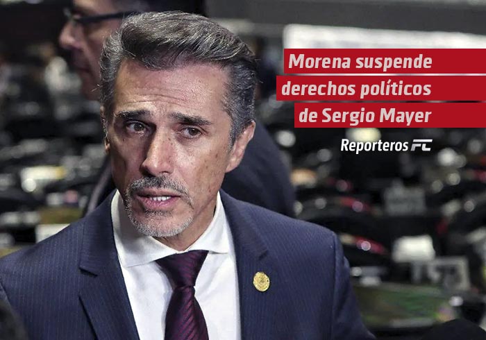 Morena suspende derechos políticos de Sergio Mayer