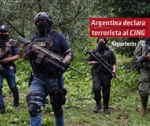 Argentina declara terrorista al CJNG