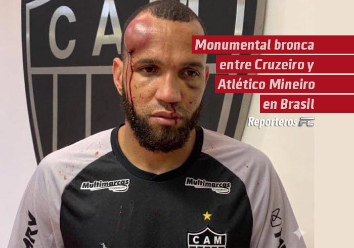 Monumental bronca entre Cruzeiro y Atlético Mineiro impone récord de expulsados en Brasil