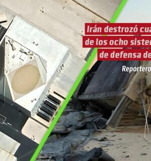 Imágenes satelitales revelaron que Irán destrozó cuatro de los ocho sistemas únicos de defensa de EU