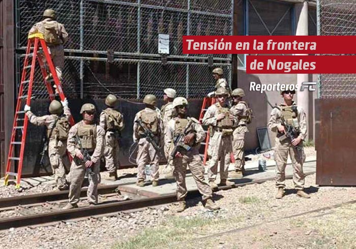 Tensión en la frontera de Nogales