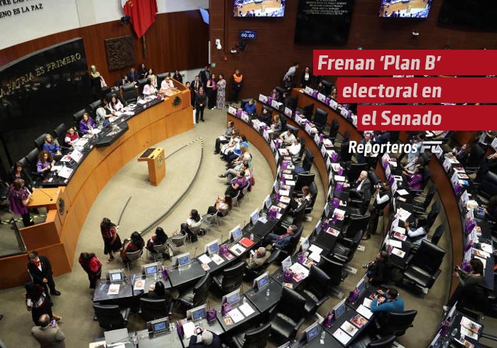 Frenan ‘Plan B’ electoral en el Senado