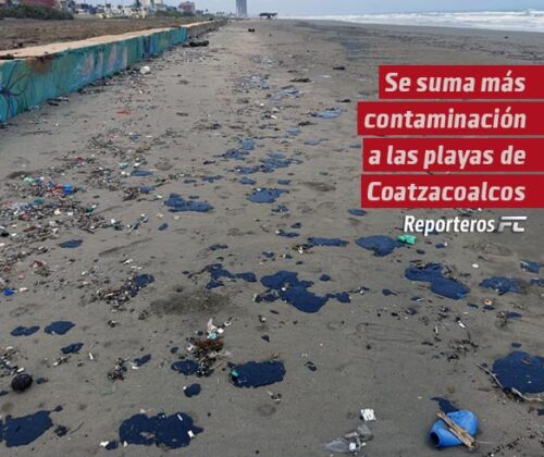 Se suma más contaminación a las playas de Coatzacoalcos