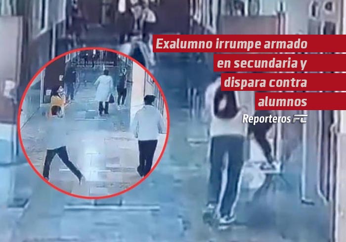 Exalumno irrumpe armado en su antigua secundaria y dispara contra alumnos y maestros