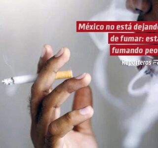 México no está dejando de fumar: está fumando peor