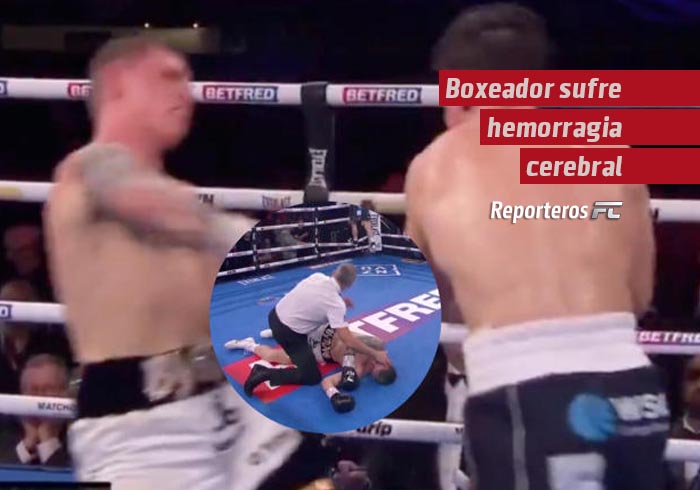 Boxeador sufre hemorragia cerebral tras recibir impresionante nocaut