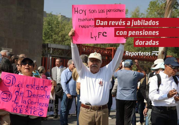 Dan revés a jubilados con pensiones doradas